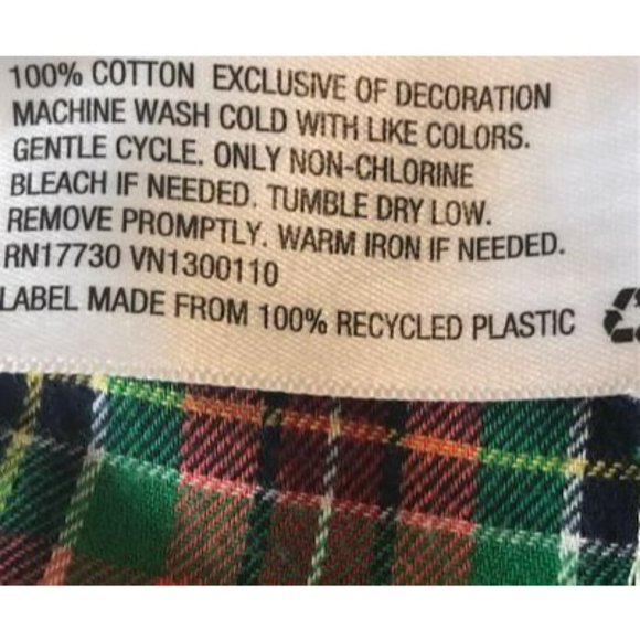 Wondershop Plaid Flannel Women's Nightshirt S - Picture 4 of 4